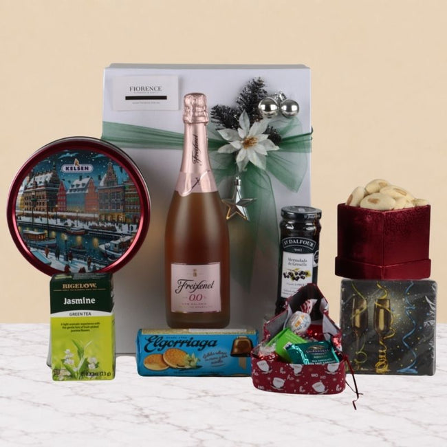 Regalo Navideño Premium Sin Alcohol: Freixenet Rosé, Chocolates La Mère Poulard y Más