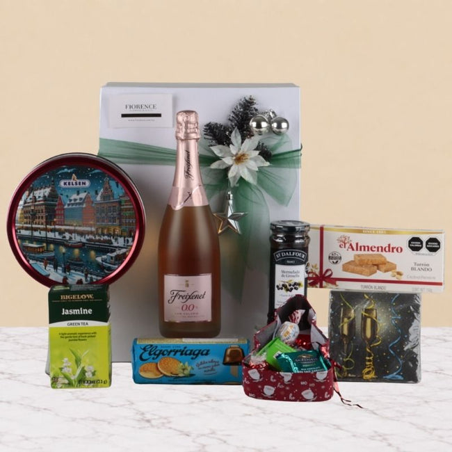 Regalo Navideño Premium Sin Alcohol: Freixenet Rosé, Chocolates La Mère Poulard y Más
