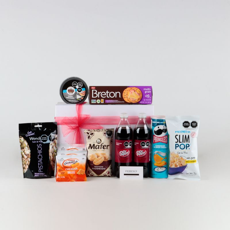 Munchies Gift Box: Snacks and Soda Mix