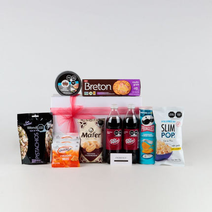 Munchies Gift Box: Snacks and Soda Mix