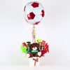“México” Candy Bouquet with Custom Soccer Bear, Sweets & Balloon