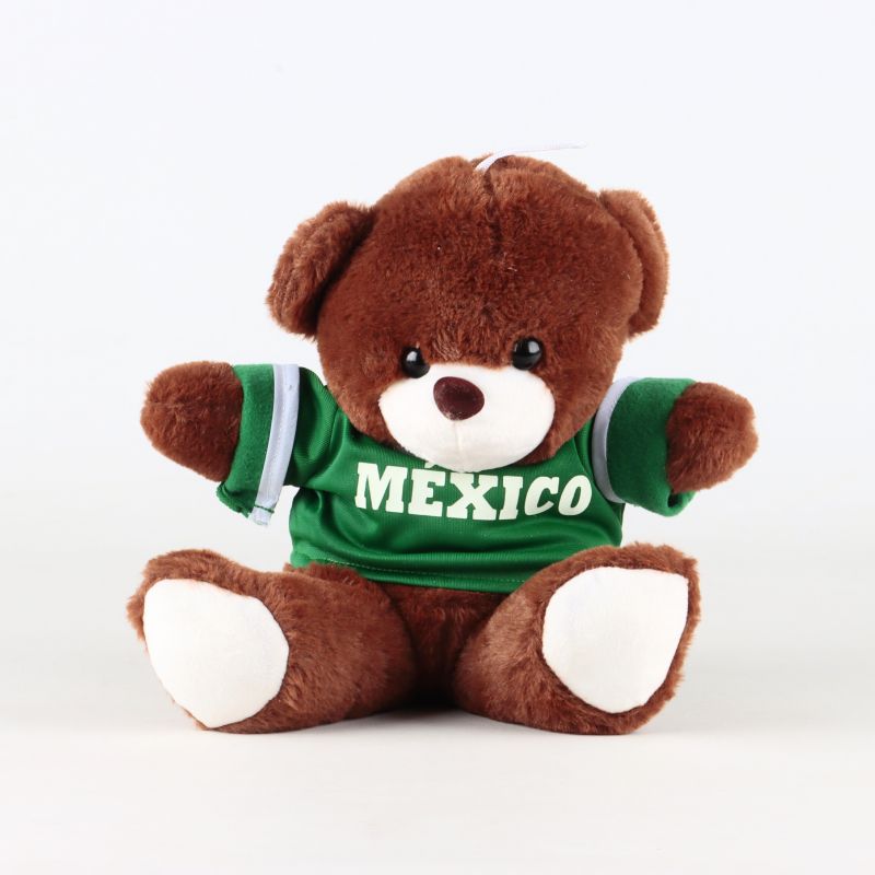 “México” Candy Bouquet with Custom Soccer Bear, Sweets & Balloon