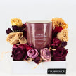 Regalo con Vela Aromática Premium y Flores Deshidratadas