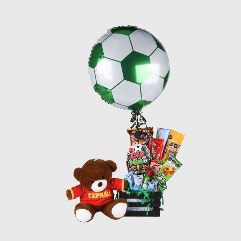 World Cup Fan Set: Plush, Snacks & Soccer Balloon