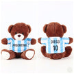 “Argentina” Candy Bouquet with Custom Soccer Bear, Sweets & Balloon