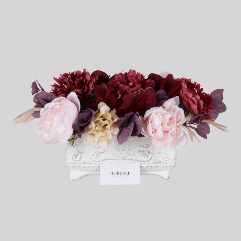 Centro de Mesa de Artificial “Vintage Peony
