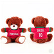 “Portugal” Candy Bouquet with Custom Soccer Bear, Sweets & Balloon
