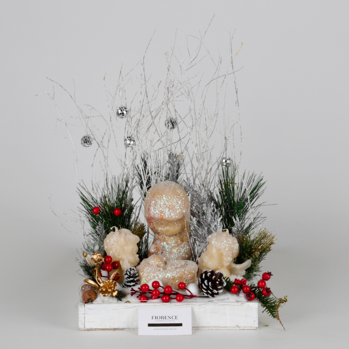 Hermoso Nacimiento Navideño de Cera